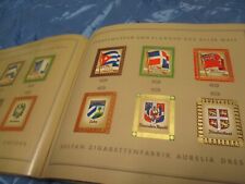 Sammelbilderalbum , Staatswappen und Flaggen , Olympiade 1936 , Antik  Album