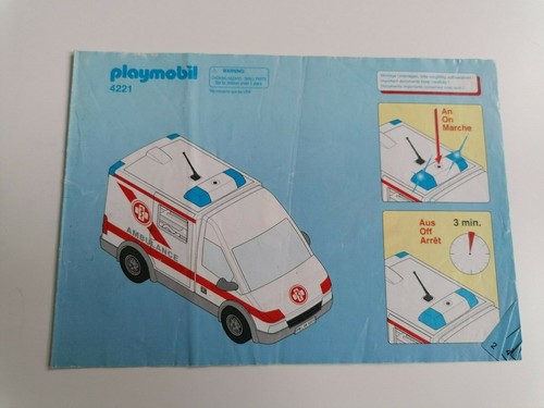 Playmobil 4221 nur bauplan - playmobil,