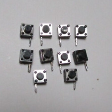 10 Micro Taster ca. 6x6x5,8mm Kleinspannung Schalter Modellbau Basteln
