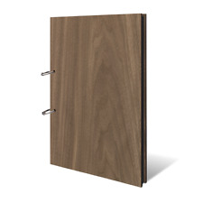 Fotoalbum Nussbaum Holz ohne Gravur Bookscraping DIN A4 hoch - Blanko