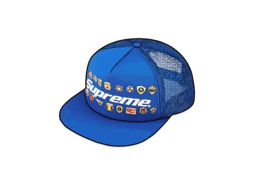 Supreme pins mesh back panel - back, 5-panel
