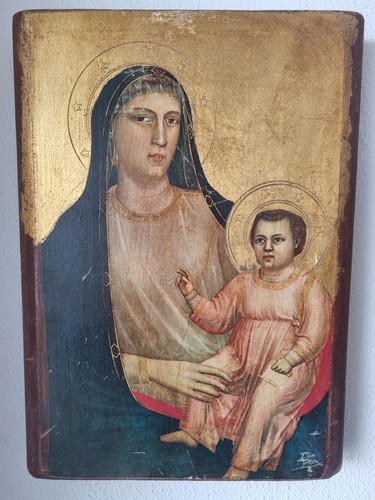 Prachtvolle ikone madonna mit - ikone,