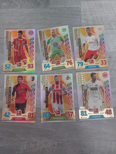 Topps match attax karten der - topps,