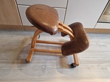 Kniestuhl Stuhl Orthopädisch Leder Holz Büro Kniehocker Rückenschmerzen