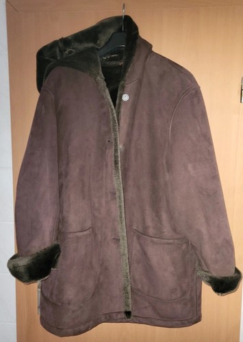 Webpelzjacke wildlederoptik - ,,