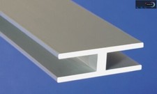 Aluminium H - Profil Aluprofil Stange H Alu    Doppel T-Träger Länge 100/200cm