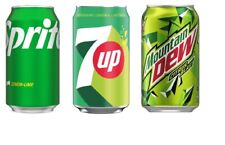 Mountain Dew Blast , 7-Up & Sprite je 24 x 0,33l , total 72 Dose XXL-Paket