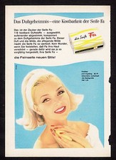 3w914/ Alte Reklame - von 1961 - die Seife FA - die Feinseife neuen Stils