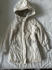 Diesel Mädchen Wintermantel Gr. 6 Jahre, creme weiss, Mütze