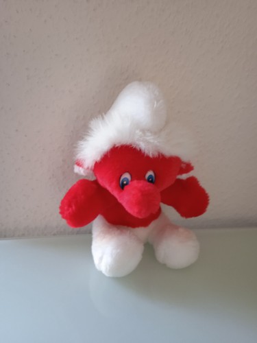 Roter schlumpf plüschfigur - schlumpf,