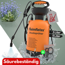 Druck-Sprüher säurefest 3-5 Liter Unkraut-Gift-Spritze-Garten Pump-Sprühflasche