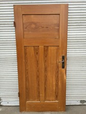 Alte Zimmertür / Tür / Türblatt / 3 Füllungen / Bauhaus um 1930 / H191 B86,5cm
