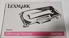 Original Lexmark Toner 20K0501 Magenta Rot für Optra C510 lange gelagert-