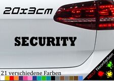 SECURITY Aufkleber Sticker Sicherheitsdienst Aufpasser Bodyguard Disco 20x3cm