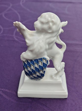 Porzellanfigur Löwe mit Bayern-Wappen