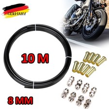 8mm 10Meter Kraftstoffleitung Nylon Polyamidrohr Benzinleitung Reparatur Set Neu
