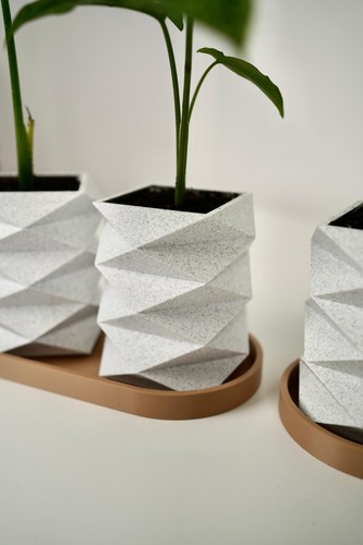 Origami planters pflanzgefäß - origami,