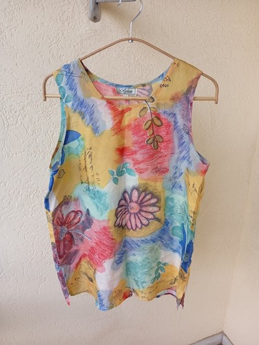 Vintage seidentop 100 seide - vintage,