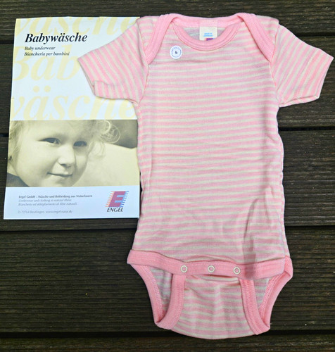 Engel baby body kurzarm gestr - body,