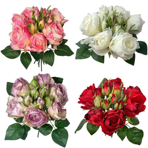 Künstlicher rosenstrauß - rosenstrauß, –