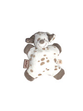 Nattou Hund Hündchen Dalmatiner weiß + grau Schmusetier Stofftier Kissen 23 cm