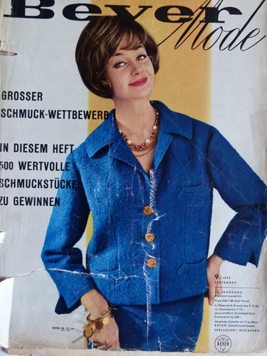 Altes modeheft beyer 1959 - modeheft, v.