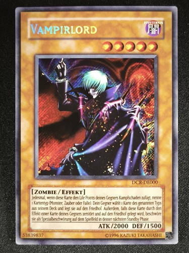 Yugioh vampirlord dcr - yugioh, dcr-de000