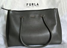 Handtasche, Tragetasche, Damen, grau, Furla
