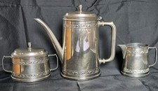 Vintage antikes silbernes