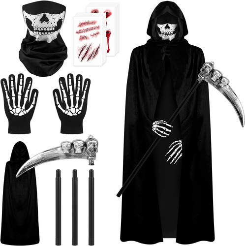 Sensenmann kostüm set für - sensenmann,