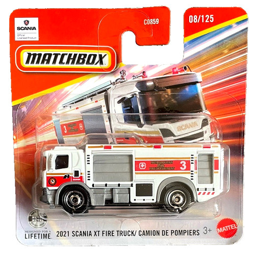 Matchbox 2021 scania fire - matchbox,