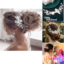 Silber Hochzeits Haarrebe