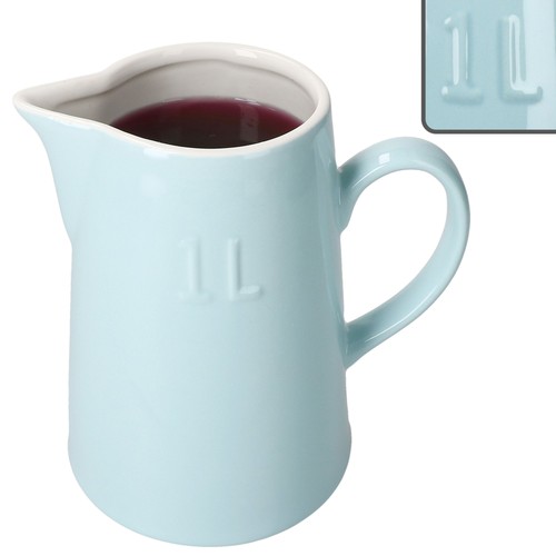 Krug emilia blau steingut - emilia,