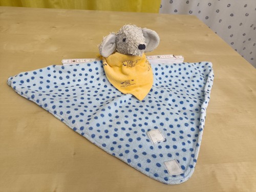 Schmusetuch maus halstuch gelb - halstuch,