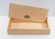 (25034) Holzkiste mit Schiebedeckel "vom Fass" 28,5*13,5*6 cm, gebraucht - Z2