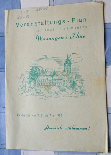 Veranstaltungsplan des fdgb - veranstaltungsplan,