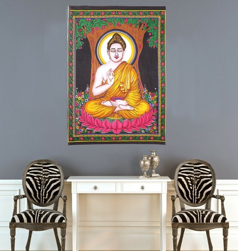 Wandbehang lord buddha hippie - buddha,