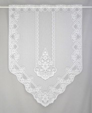 Balkontür Scheibengardine Blumen & Muster weiß 90/120cm