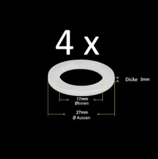 4 Stück Dichtung für Bielmeier Zapfhahn Glühwein Ablass Auslauf Einkochautomat