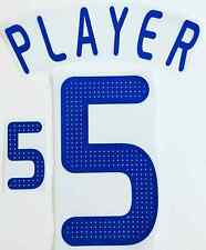 Set Flock Nummer number Trikot