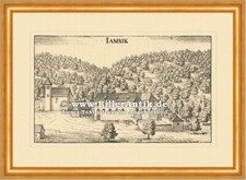 Jamnik bei Gonobitz Konjice Vischer Österreich Burgen und Schlösser 187 Gerahmt