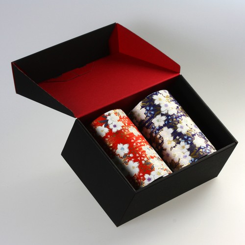 Teedosen set kirschblüten - teedosen,