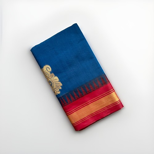 Indischer seiden sari - indischer, seiden-sari