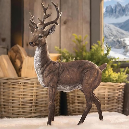 Deko figur hirsch - deko, polyresin
