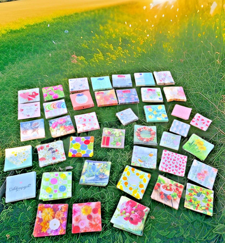 Sammlung mix servietten - 3,5,