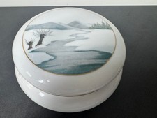 Rosenthal Jugendstil handbemalte Deckeldose Porzellan