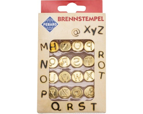 Brennstempel buchstaben 16 - brennstempel,