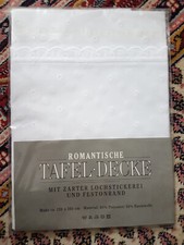 Tischdecke  weiß mit