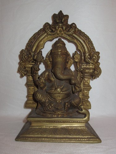 Ganesha deity bronze - ganesha, ganapati