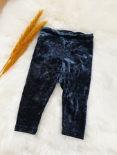 ⭐Polarn o. Pyret Leggings Dunkelblau Samtig Mädchen 68/74 6-9 Monate⭐